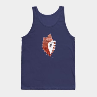 Seashell on the beach Tank Top